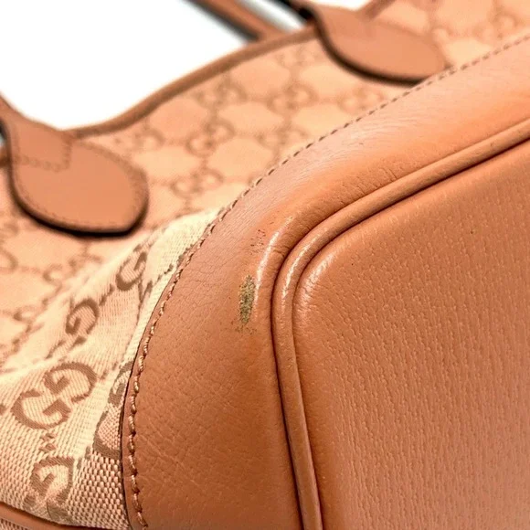 GUCCI Pink Canvas Tote Bag - Picture 9 of 16